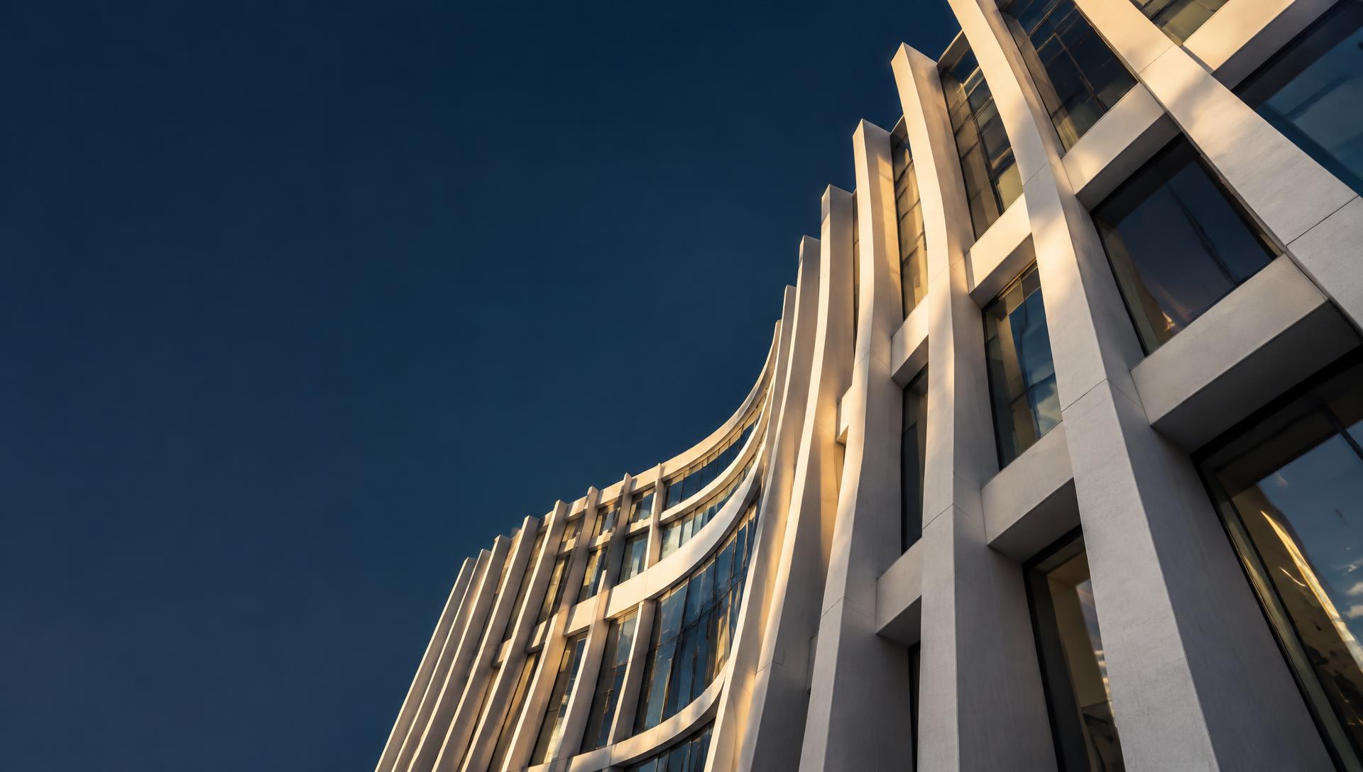 Modern architecture rising towards the sky